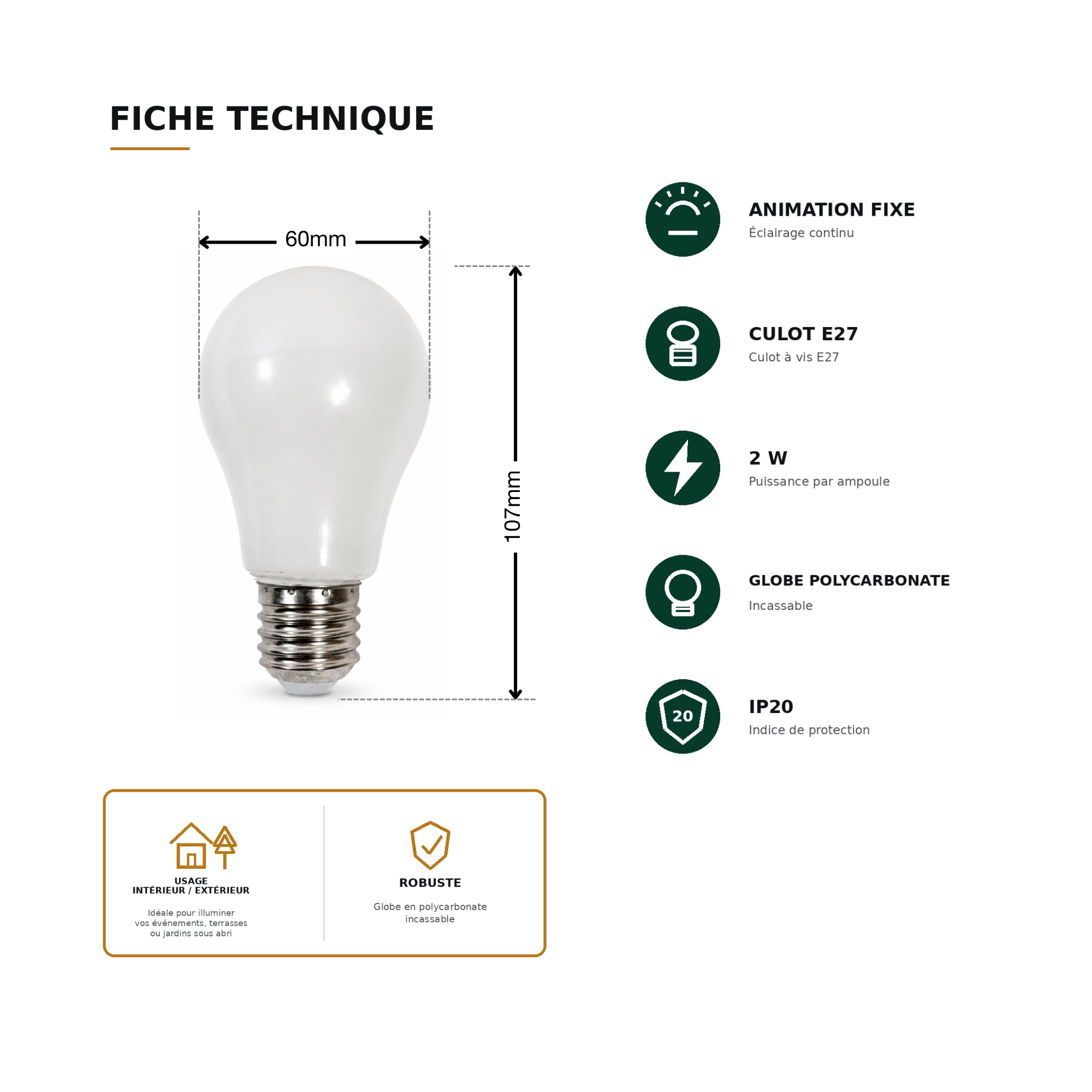 Ampoule E27